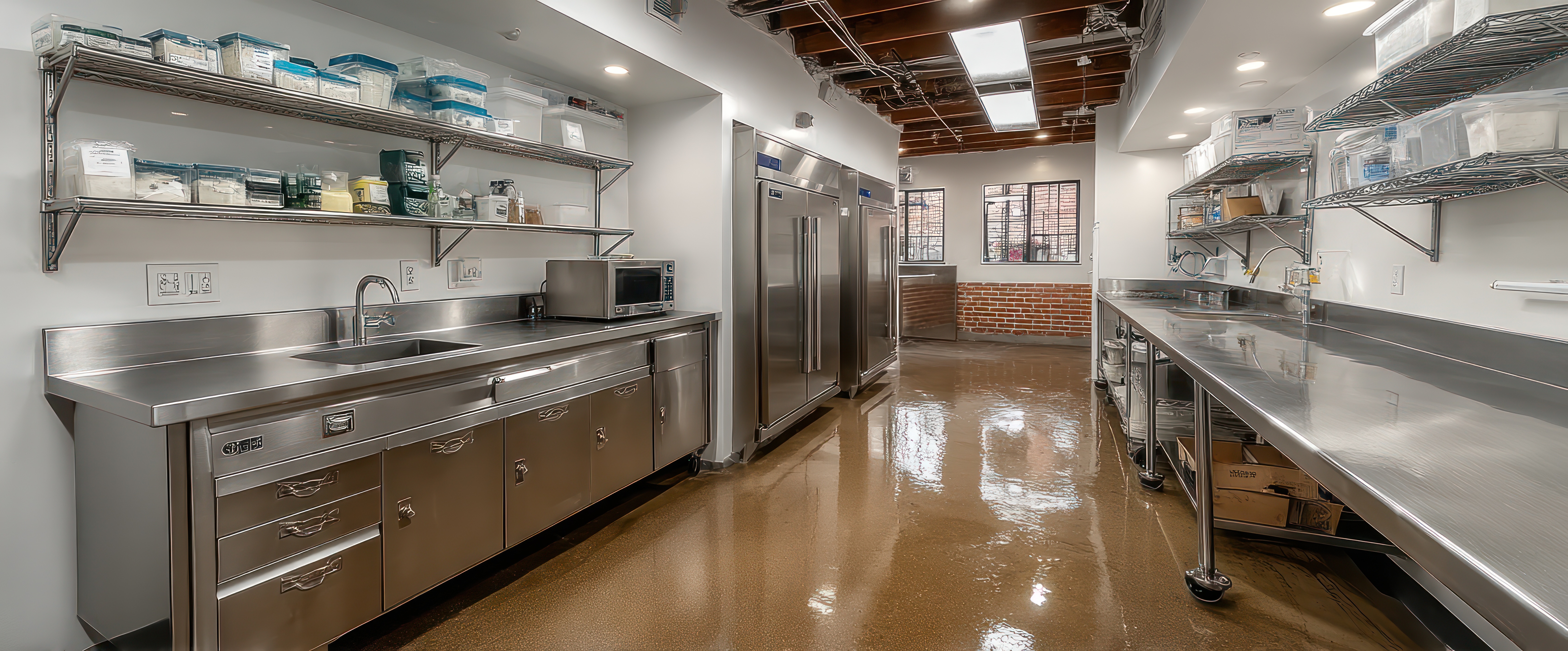 Commercial kitchen epoxy coating in Provo UT